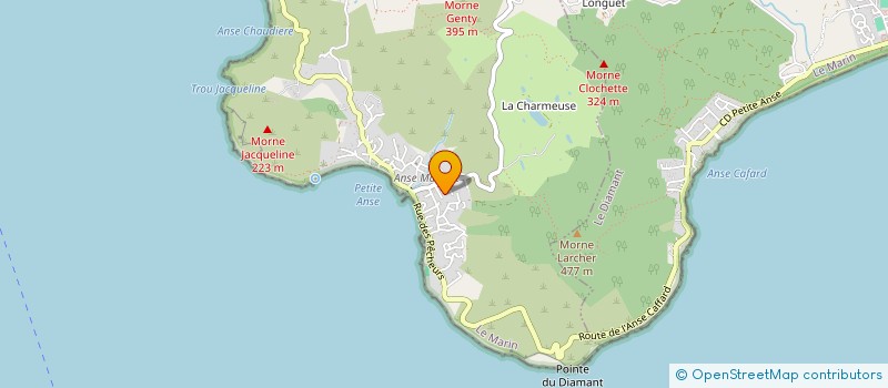 localisation de l'entreprise SCI KIREVE  LES ANSES-D'ARLET