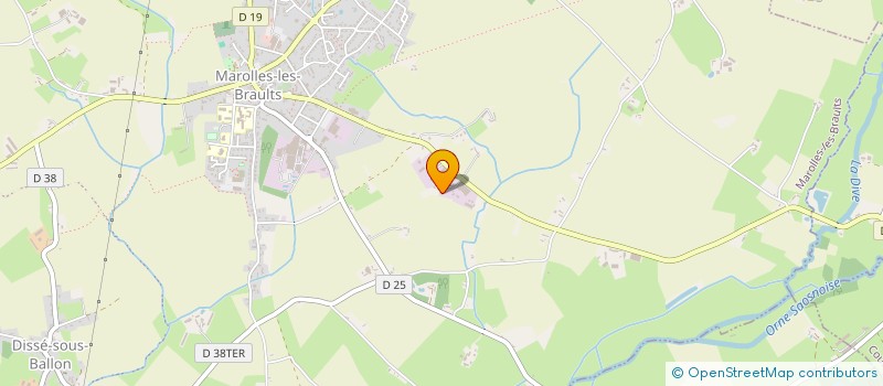 localisation de l'entreprise SCI KIRONA  MAROLLES-LES-BRAULTS