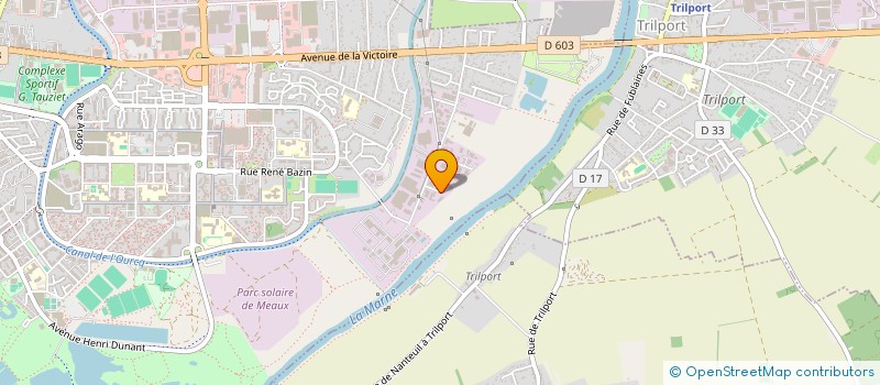 localisation de l'entreprise SCI KIS2 à MEAUX
