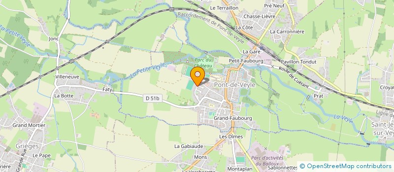 localisation de l'entreprise SCI KISAAC  PONT-DE-VEYLE