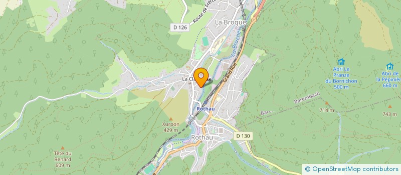 localisation de l'entreprise SCI KISS  LA BROQUE