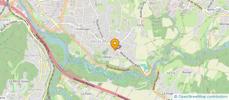 localisation de l'entreprise SCI KISS ME  VETRAZ-MONTHOUX