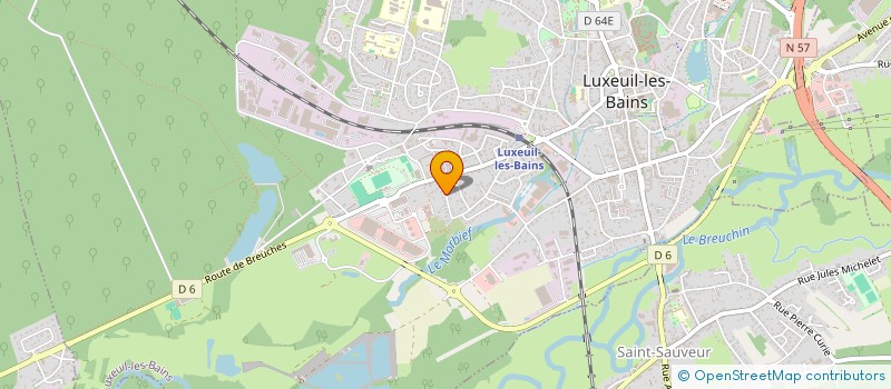 localisation de l'entreprise SCI KISSE  LUXEUIL-LES-BAINS