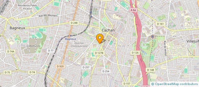 localisation de l'entreprise SCI KISSO INVEST  CACHAN