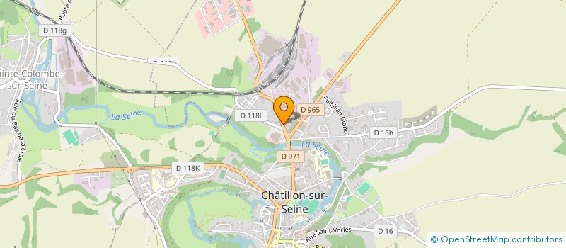 localisation de l'entreprise SCI KITAHARA & BONGARD  CHATILLON-SUR-SEINE