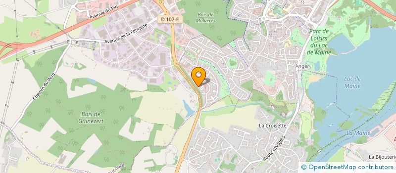 localisation de l'entreprise SCI KITCAT à ANGERS