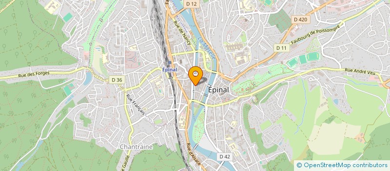 localisation de l'entreprise SCI KITCAT à EPINAL