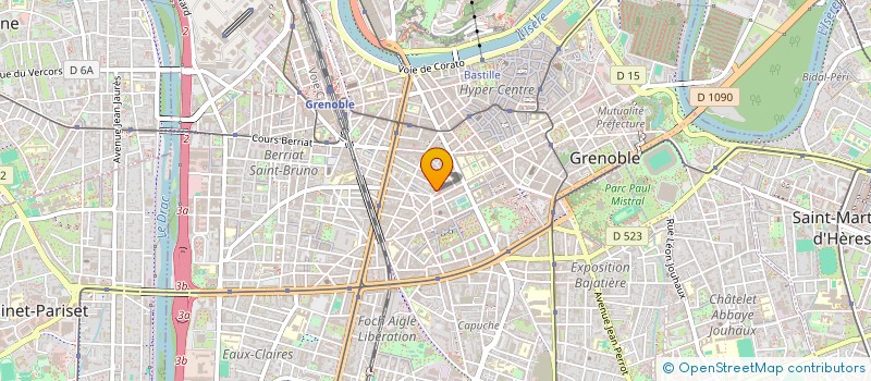 localisation de l'entreprise SCI KITCHEN REVOLUTION  GRENOBLE