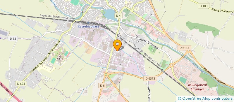 localisation de l'entreprise SCI KITER à CASTELNAUDARY