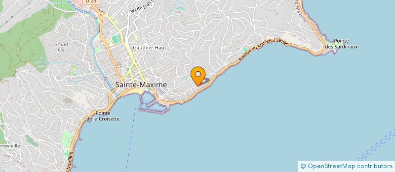 localisation de l'entreprise SCI KITHIRA à SAINTE-MAXIME