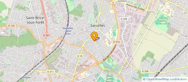 localisation de l'entreprise SCI KITKAT HOME à SARCELLES
