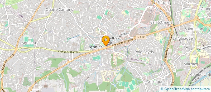 localisation de l'entreprise SCI KITOKO  ANGLET