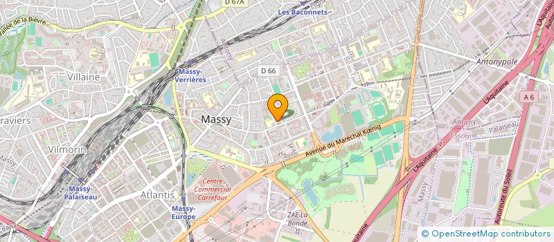 localisation de l'entreprise SCI KITOV à MASSY