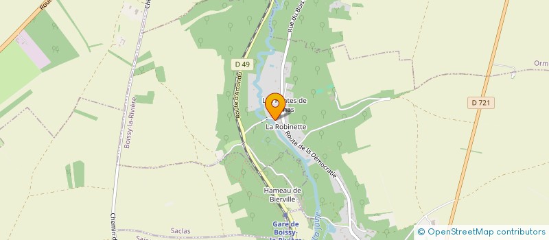 localisation de l'entreprise SCI KIVOI  BOISSY-LA-RIVIERE