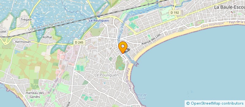 localisation de l'entreprise SCI KIWI  LE POULIGUEN