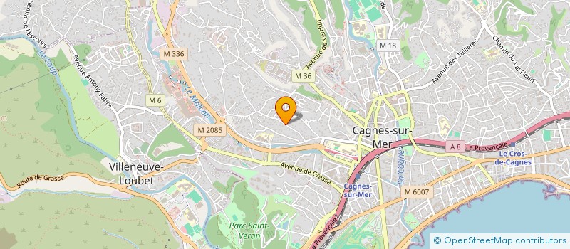 localisation de l'entreprise SCI KIWI à CAGNES-SUR-MER