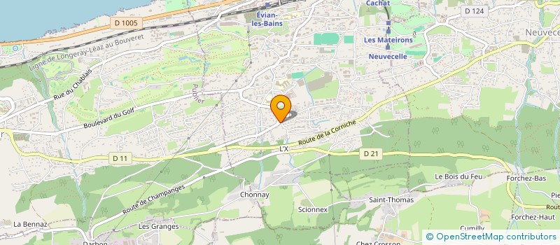 localisation de l'entreprise SCI KIWI  EVIAN-LES-BAINS