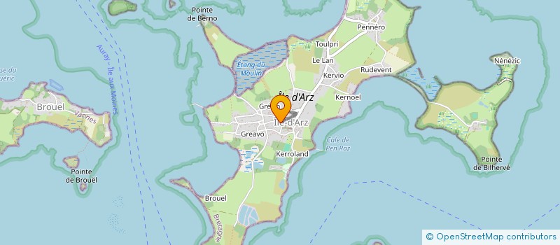 localisation de l'entreprise SCI KIWIS  ILE D'ARZ