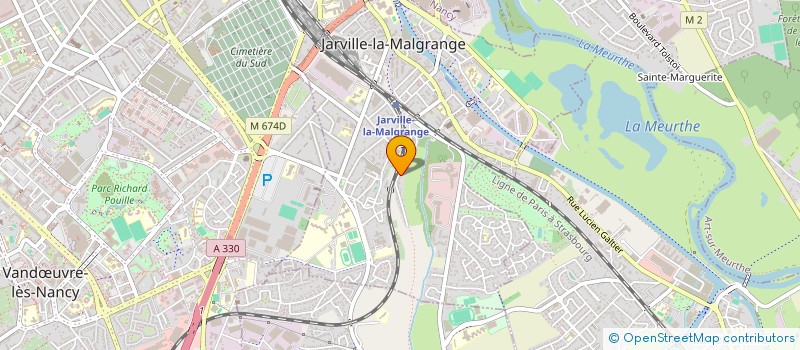 localisation de l'entreprise SCI KIWIZ  JARVILLE-LA-MALGRANGE