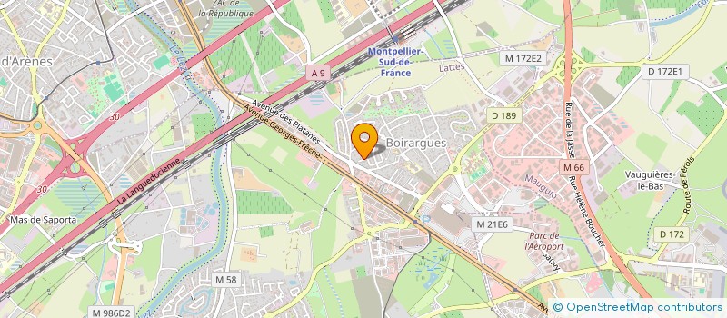 localisation de l'entreprise SCI KIWY à LATTES