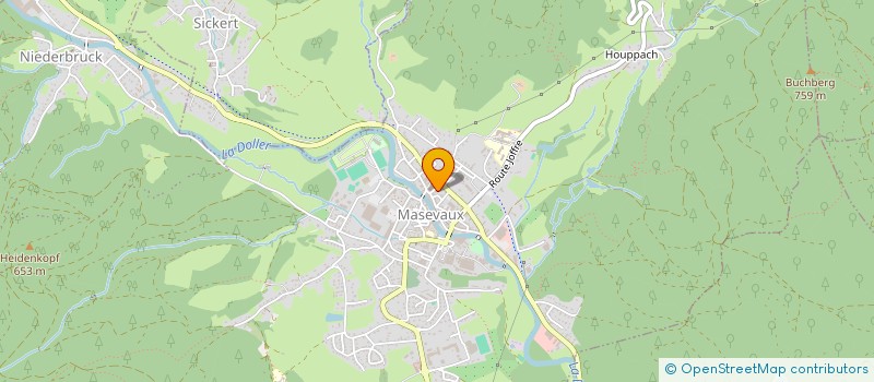 localisation de l'entreprise SCI KIYICI  MASEVAUX-NIEDERBRUCK