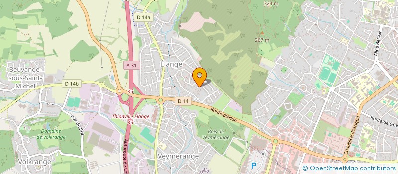 localisation de l'entreprise SCI KJ PATRIMOINE à THIONVILLE
