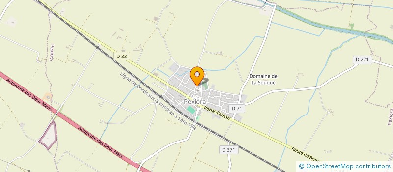 localisation de l'entreprise SCI KJB  PEXIORA