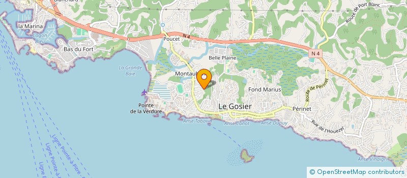 localisation de l'entreprise SCI KJL IMMO à LE GOSIER