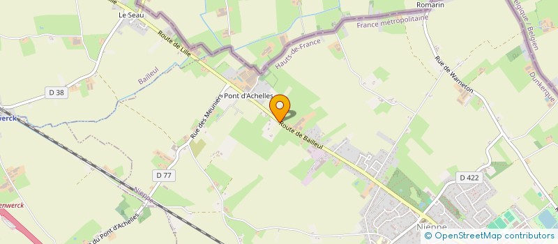 localisation de l'entreprise SCI KJLVH  NIEPPE