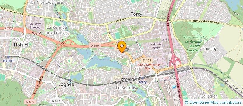 localisation de l'entreprise SCI KK-LA  TORCY