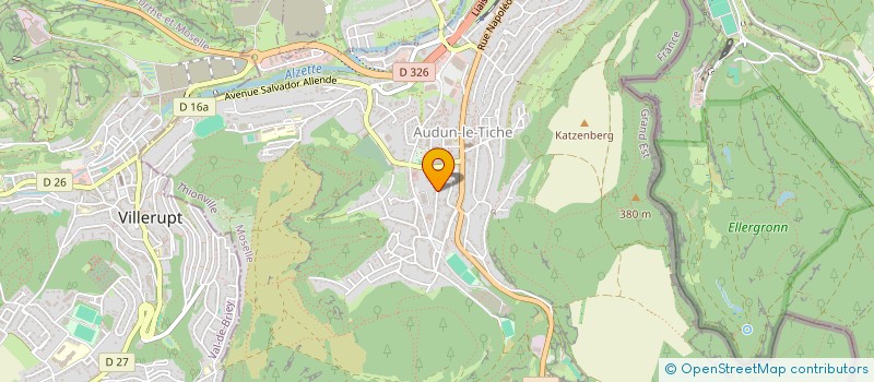 localisation de l'entreprise SCI KL  AUDUN-LE-TICHE