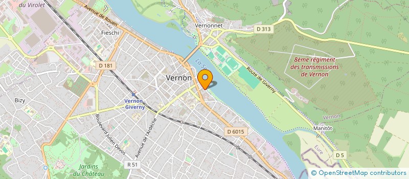 localisation de l'entreprise SCI KL CAPITAL  VERNON