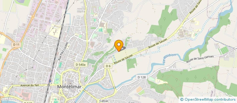 localisation de l'entreprise SCI KL IMMOBILIER à MONTELIMAR