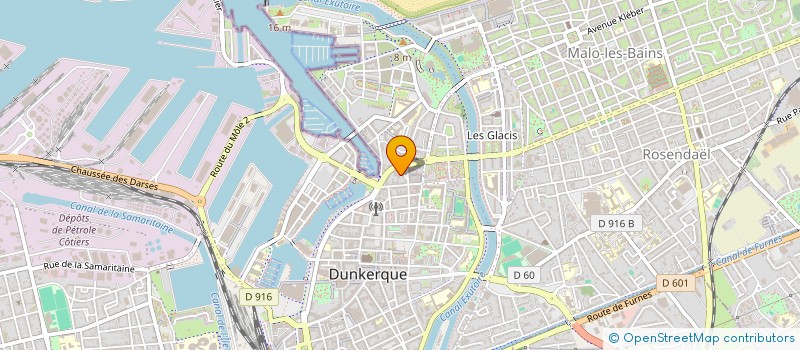 localisation de l'entreprise SCI KL INVEST à DUNKERQUE