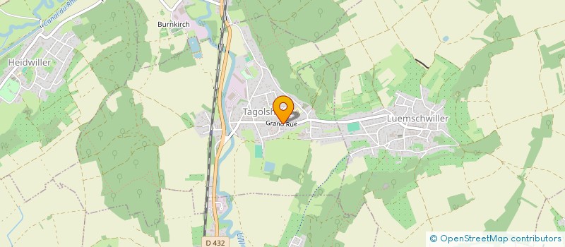 localisation de l'entreprise SCI KL SOURCE DES HORIZONS  TAGOLSHEIM