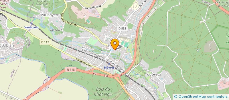 localisation de l'entreprise SCI KLA CANOPEE 2  BIEVRES