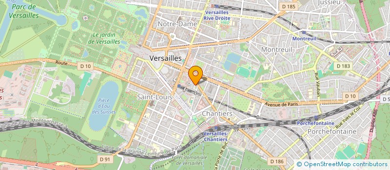 localisation de l'entreprise SCI KLAEYLE DOMAINE DE PRULAY à VERSAILLES
