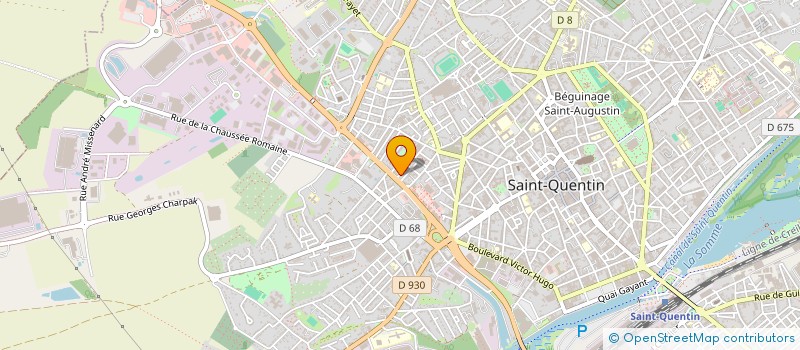 localisation de l'entreprise SCI KLAJMAN à SAINT-QUENTIN
