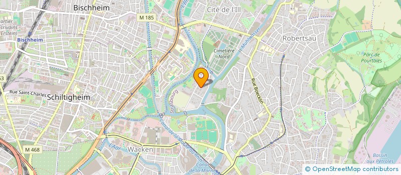 localisation de l'entreprise SCI KLAKLA  STRASBOURG