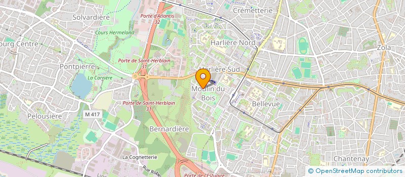 localisation de l'entreprise SCI KLAM'S  SAINT-HERBLAIN