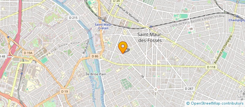 localisation de l'entreprise SCI KLAP à SAINT-MAUR-DES-FOSSES