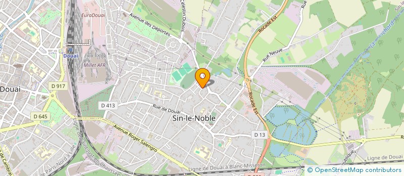 localisation de l'entreprise SCI KLARENCE  SIN-LE-NOBLE