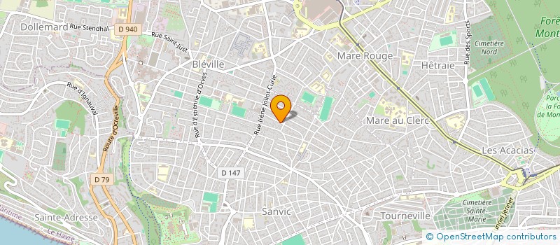 localisation de l'entreprise SCI KLARFENNE à LE HAVRE