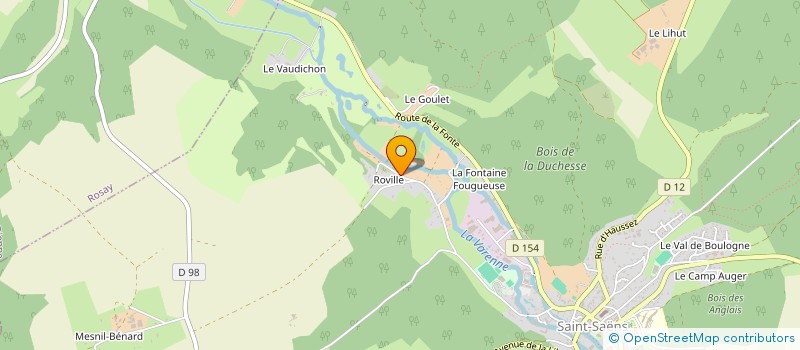 localisation de l'entreprise SCI KLARMA  SAINT-SAENS