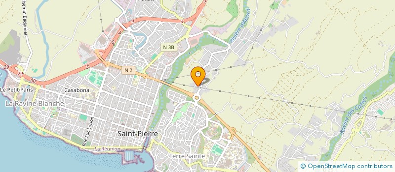 localisation de l'entreprise SCI KLAS à SAINT-PIERRE