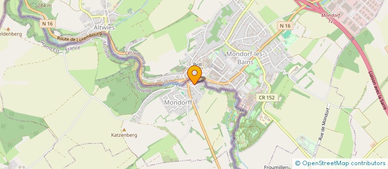 localisation de l'entreprise SCI KLASEN  MONDORFF