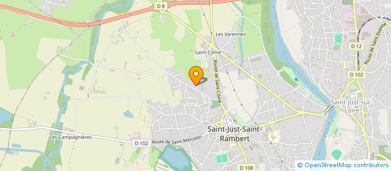 localisation de l'entreprise SCI KLASIMMO  SAINT-JUST-SAINT-RAMBERT
