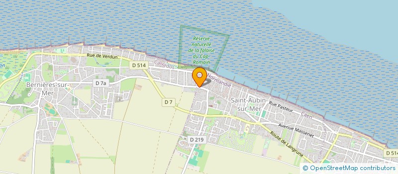 localisation de l'entreprise SCI KLAUS IMMO  SAINT-AUBIN-SUR-MER