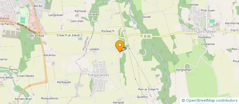 localisation de l'entreprise SCI KLC  TREGARANTEC