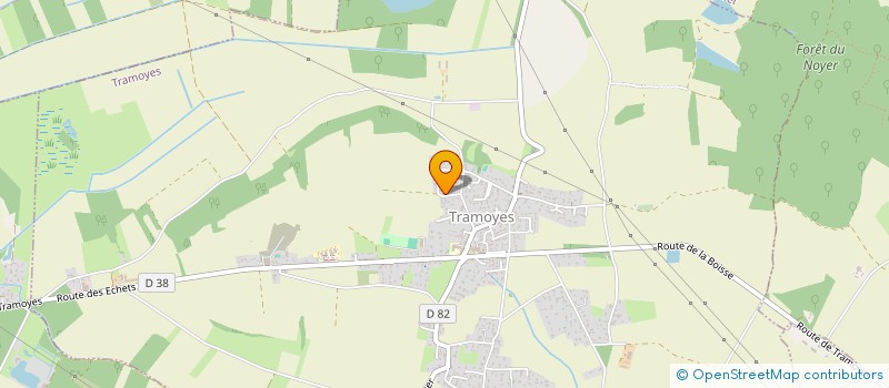 localisation de l'entreprise SCI KLC  TRAMOYES